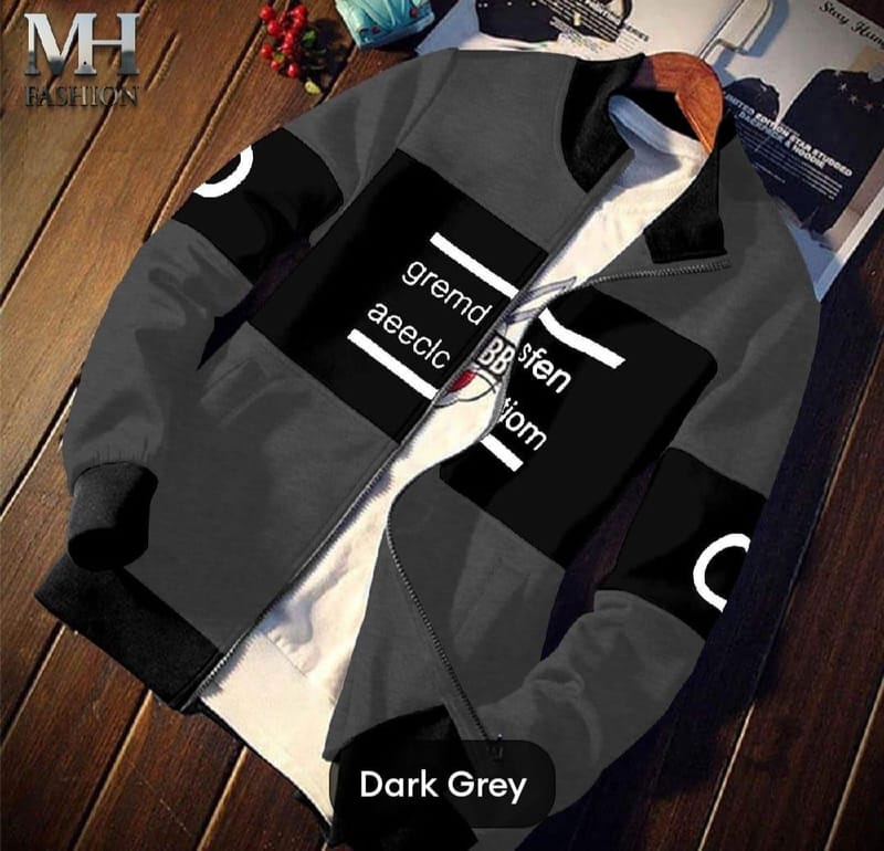 Graphic Print Bomber Jacket