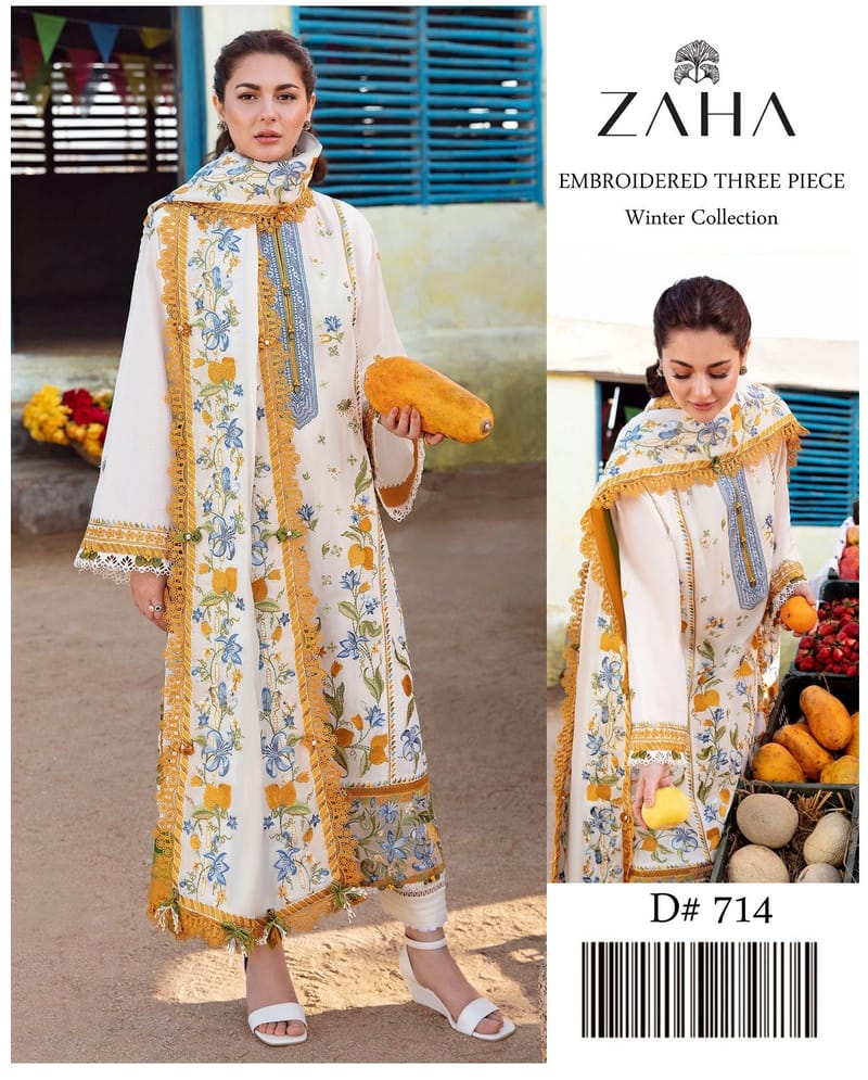 *Premium Airjet Dhanak With DHanak Emb. shawl*