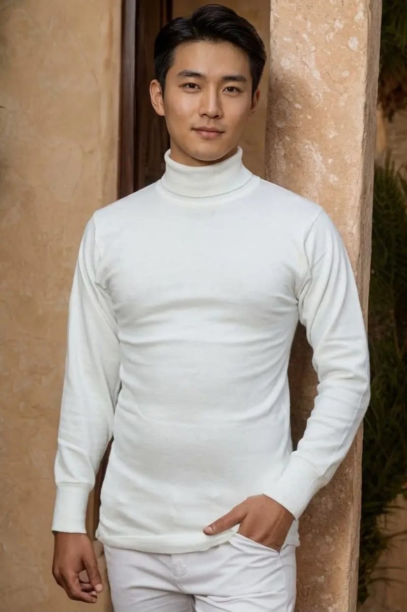 Men's Cotton Undershirt - 100% Pure Cotton Winter Inner | Soft & Warm | Free Size, photo 5