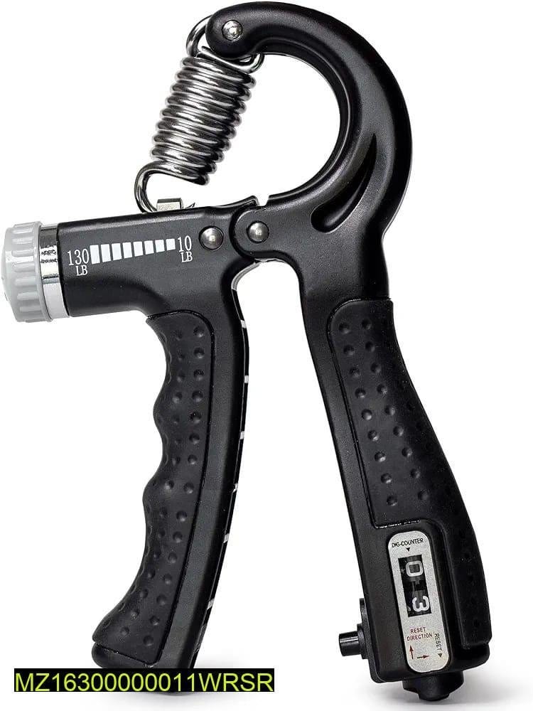 Adjustable Resistance Hand Grip Trainer 10-130lbs Black ABS with Digital Counter, photo 6