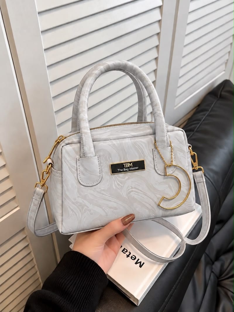 Marble Pattern Handbag