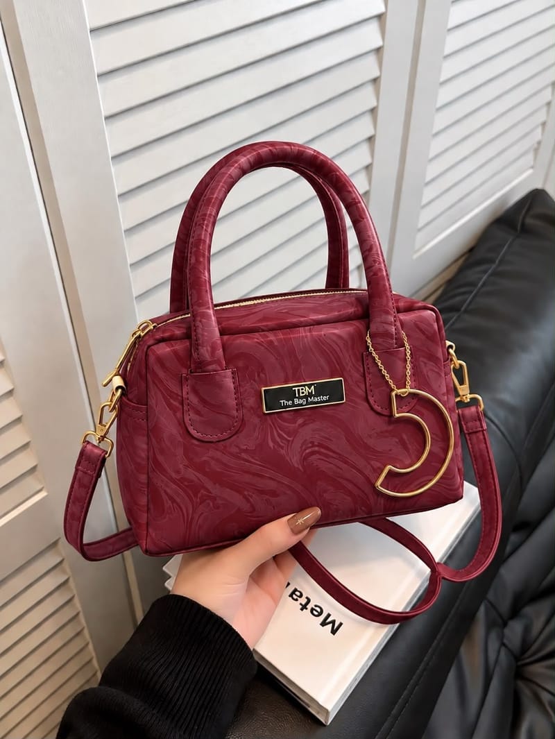 Marble Pattern Handbag, photo 2