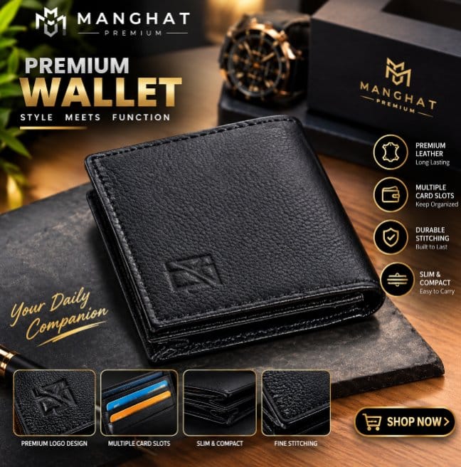 Premium leather wallet 