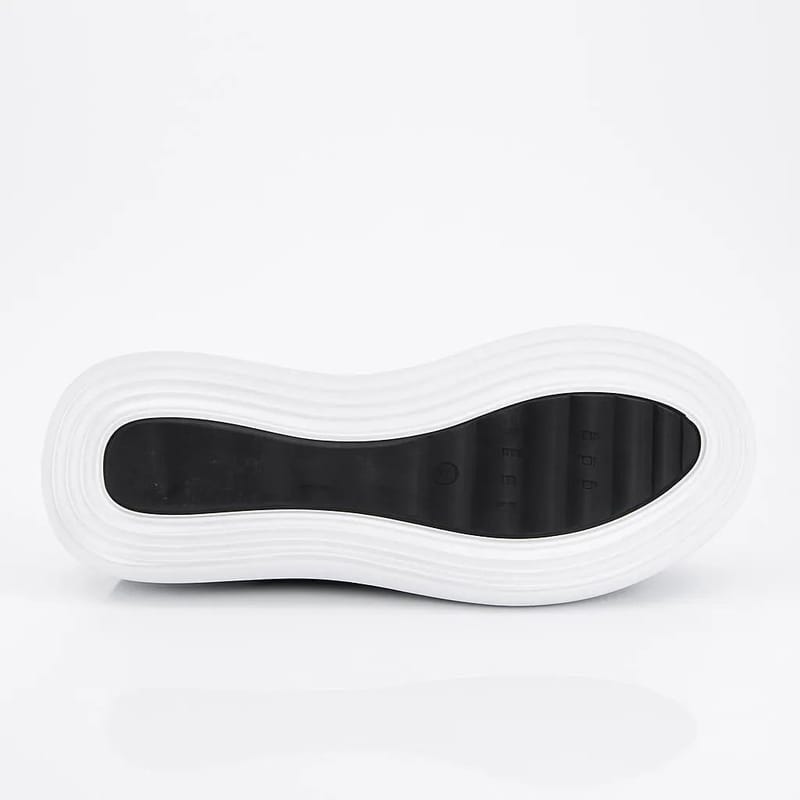 Women's Black Slip-On Casual Sneakers - Breathable Daily Wear Shoes, photo 2