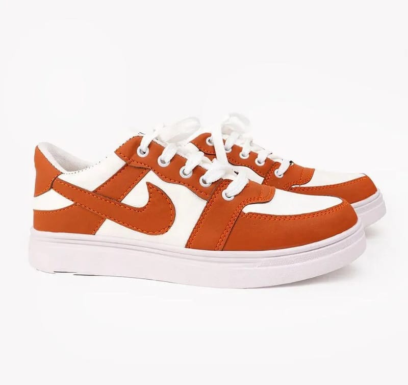 Men's Mustard Rexine Fancy Sneakers - Formal Casual Lace-Up Shoes, photo 3