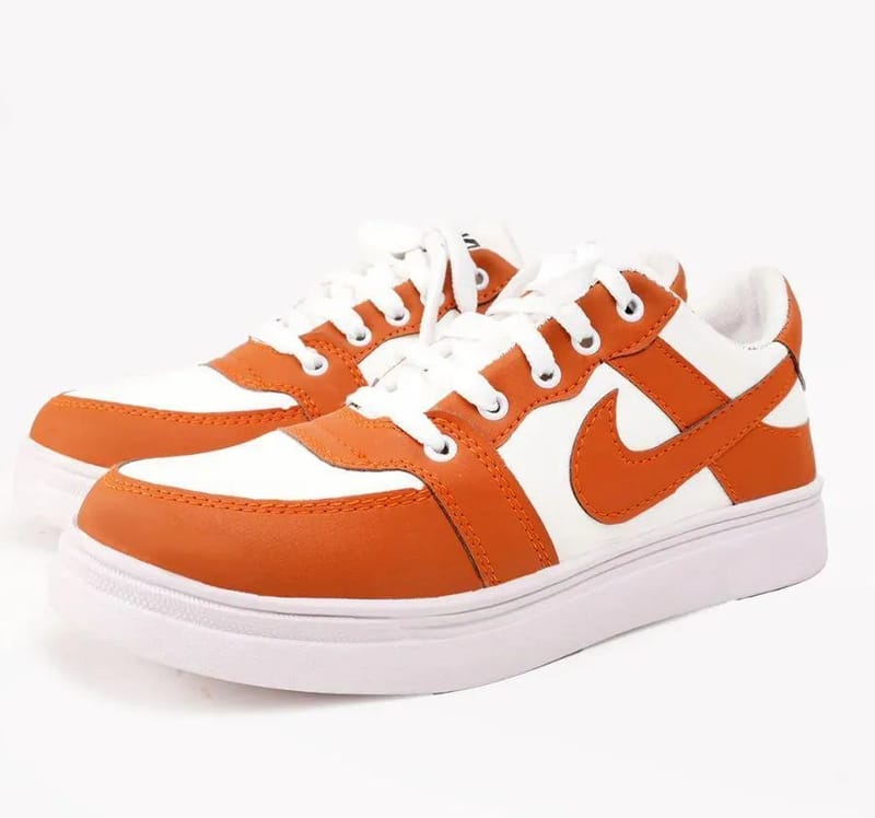 Men's Mustard Rexine Fancy Sneakers - Formal Casual Lace-Up Shoes, photo 4