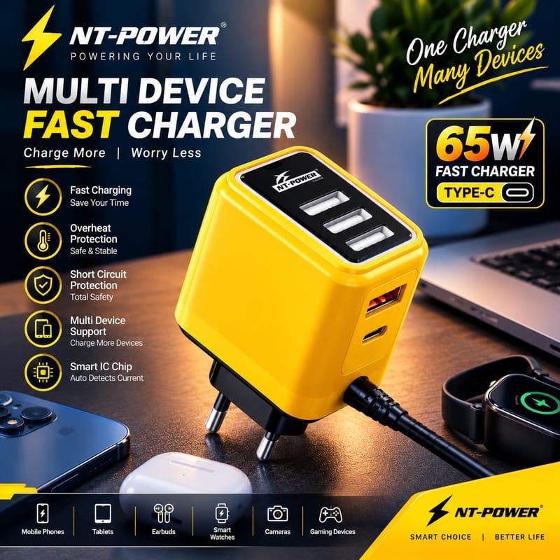 NT-POWER GOLD 65W Fast Charger, photo 3