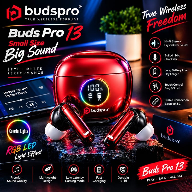Buds Pro 13 Wireless Earbuds, photo 3