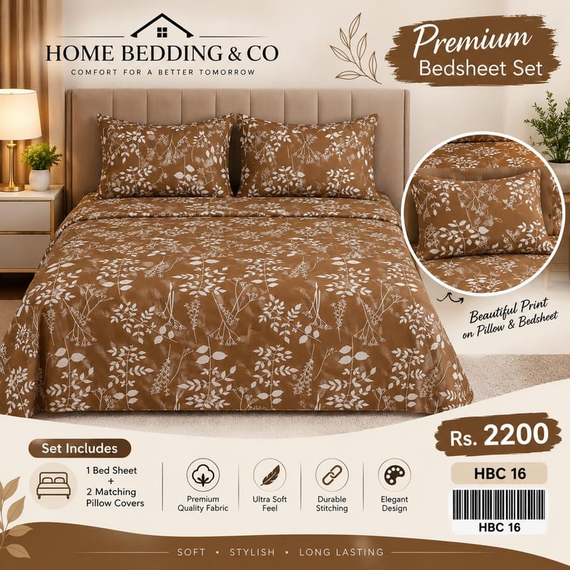 HBC16 – King Size Bedsheet Set