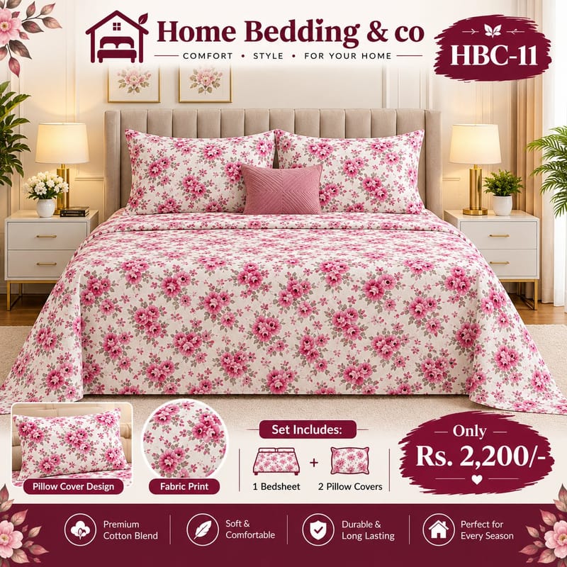 HBC11 – King Size Bedsheet Set