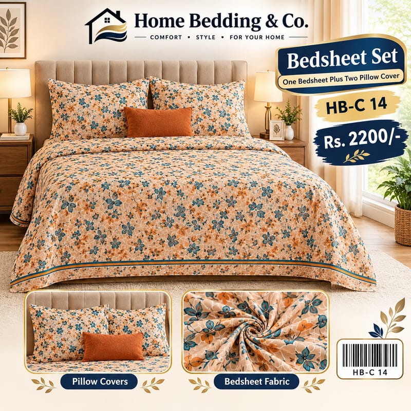 HBC14 – King Size Bedsheet Set