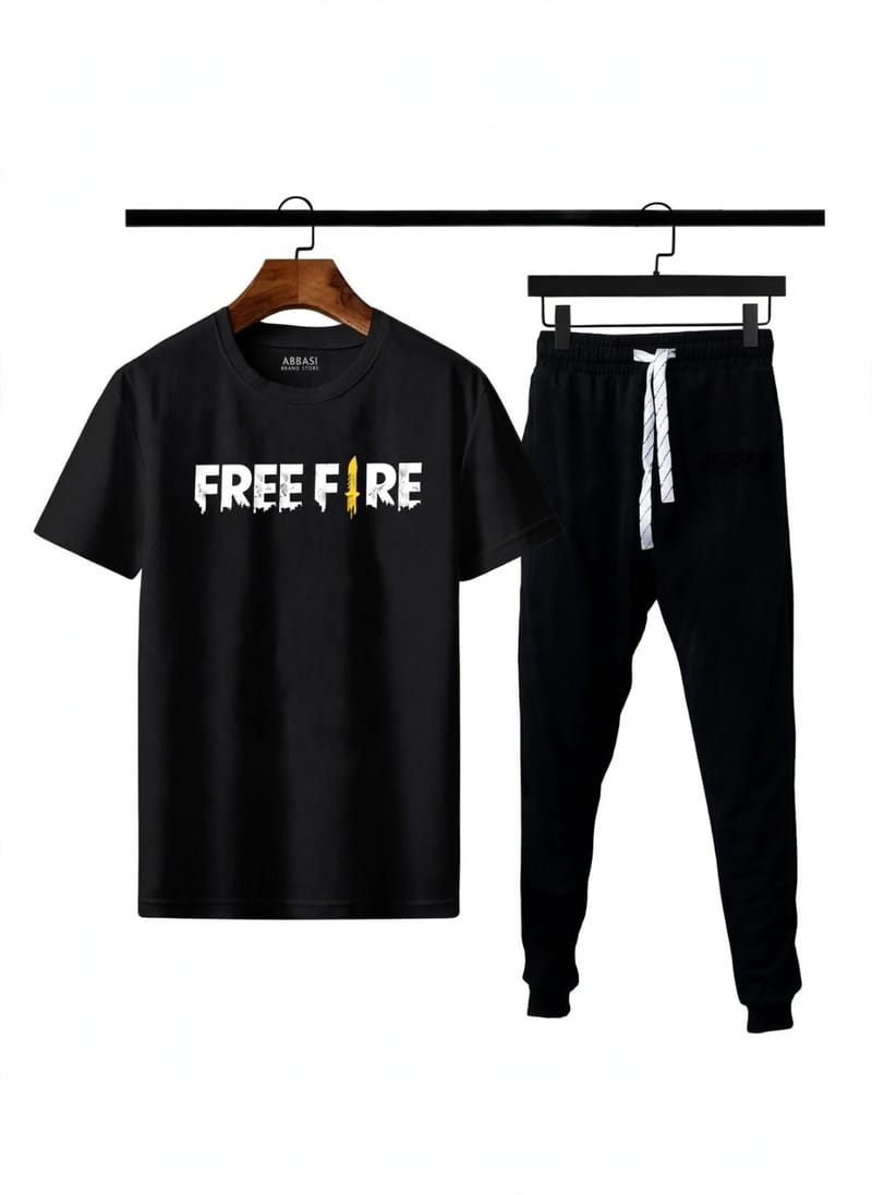 Men's Black Cotton Printed Round Neck T-Shirt - 1 Pc, photo 4