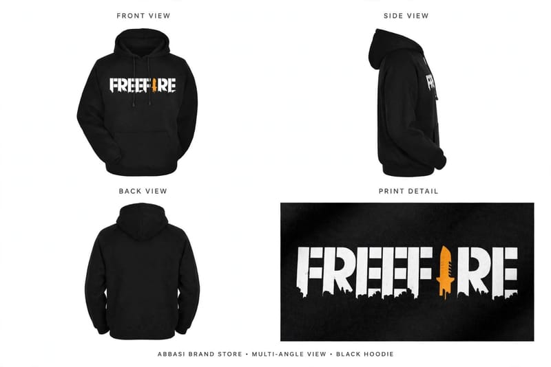 Men's Fleece Printed Hooded Hoodie - 1 Pc, photo 6