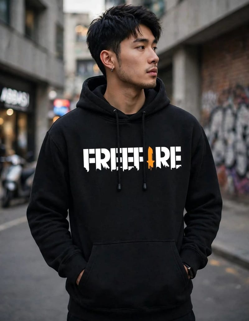 Men's Fleece Printed Hooded Hoodie - 1 Pc, photo 4