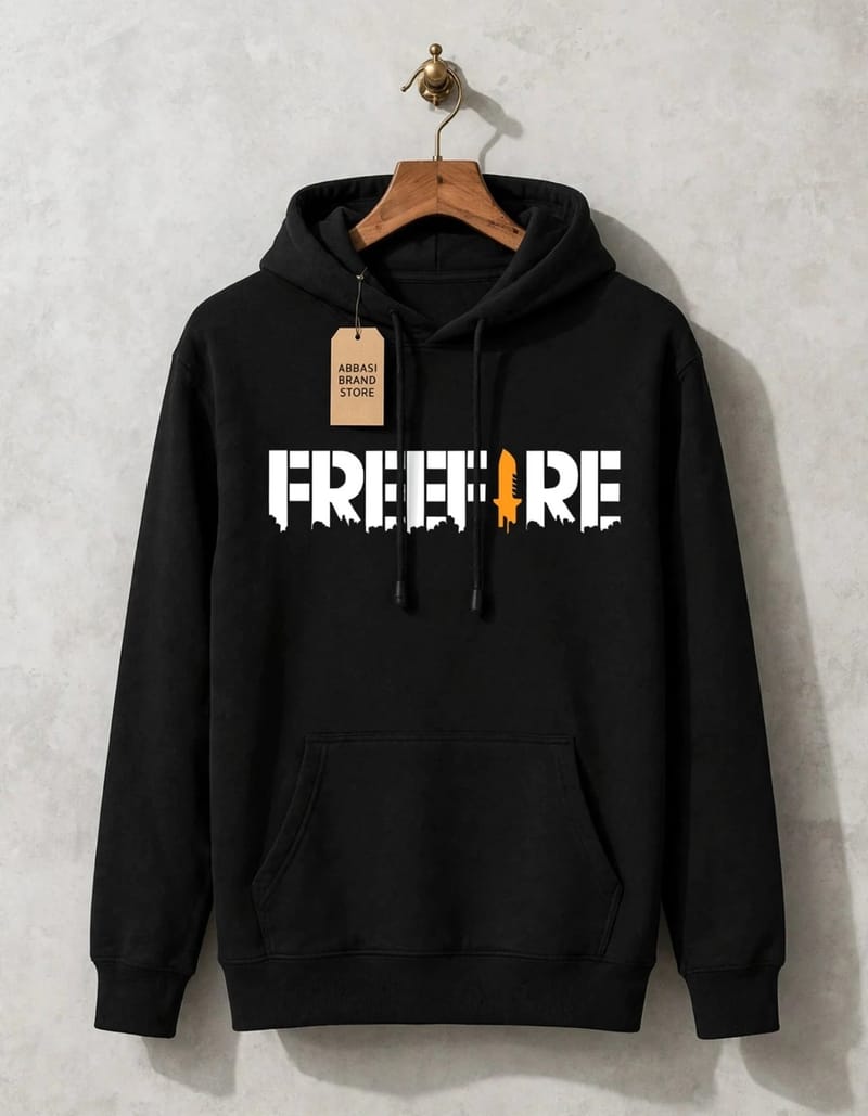 Men's Fleece Printed Hooded Hoodie - 1 Pc