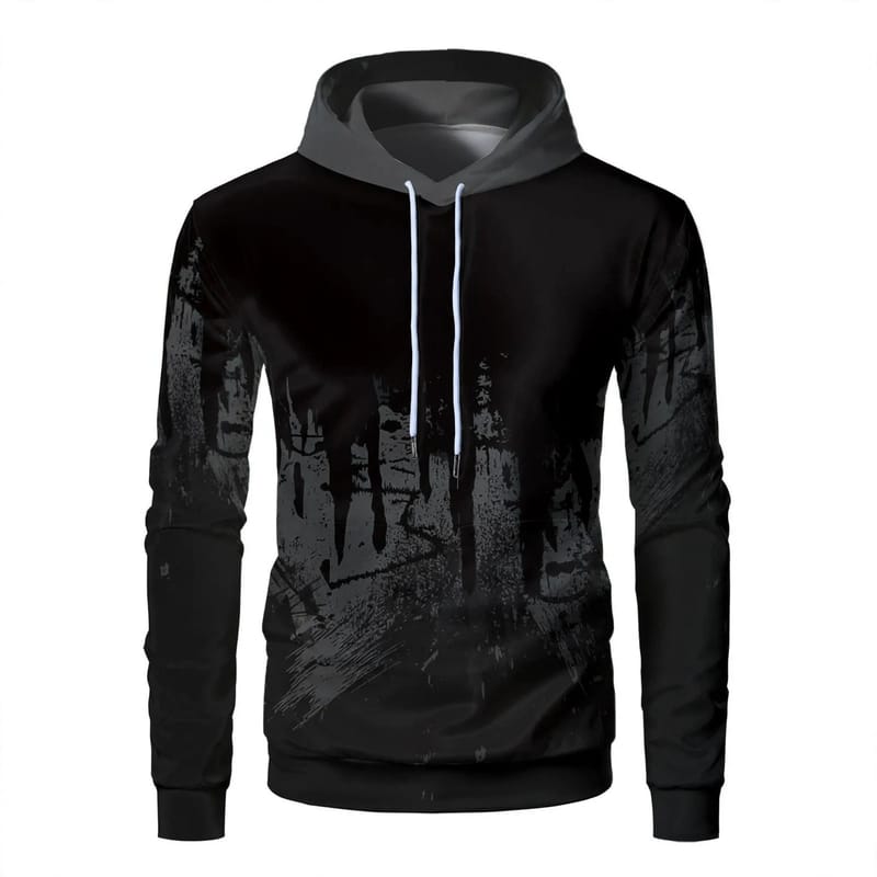 Men's 3D Print Fleece Hoodie Loose Fit, photo 4