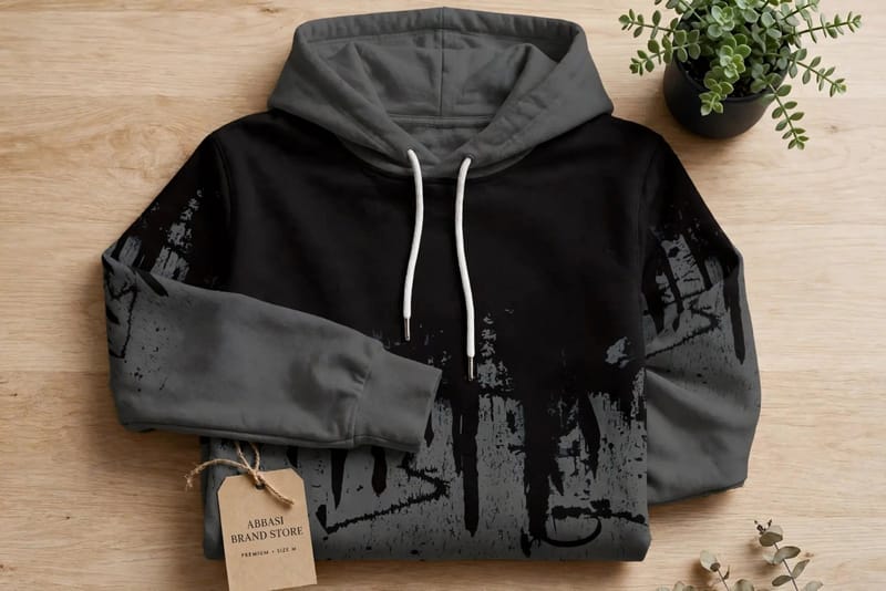 Men's 3D Print Fleece Hoodie Loose Fit, photo 2