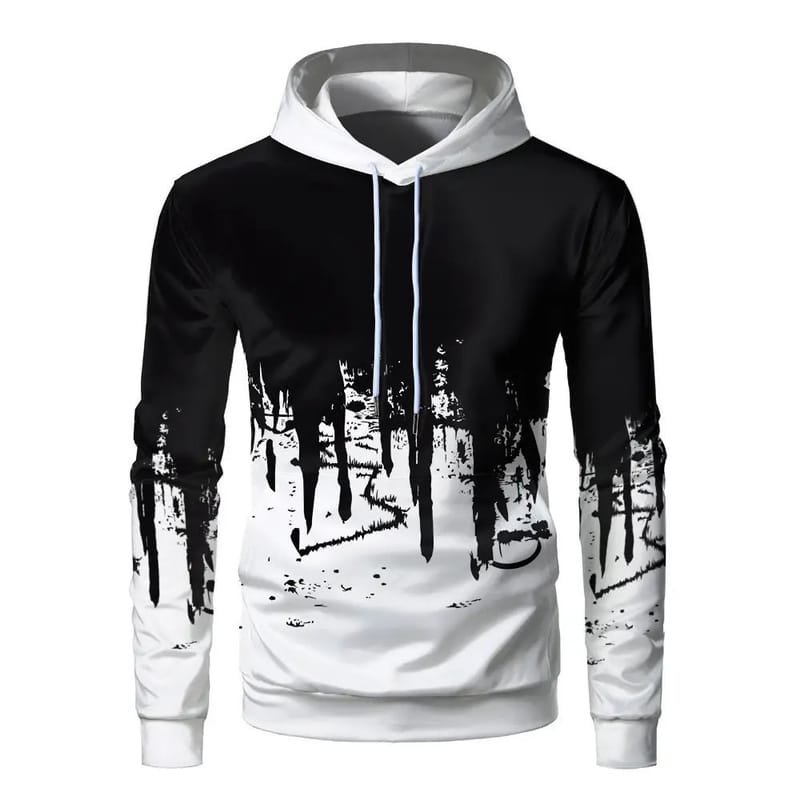Men's 3D Print Fleece Hoodie Loose Fit, photo 3