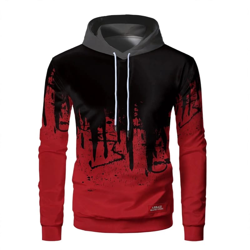 Men's 3D Print Fleece Hoodie Loose Fit, photo 6
