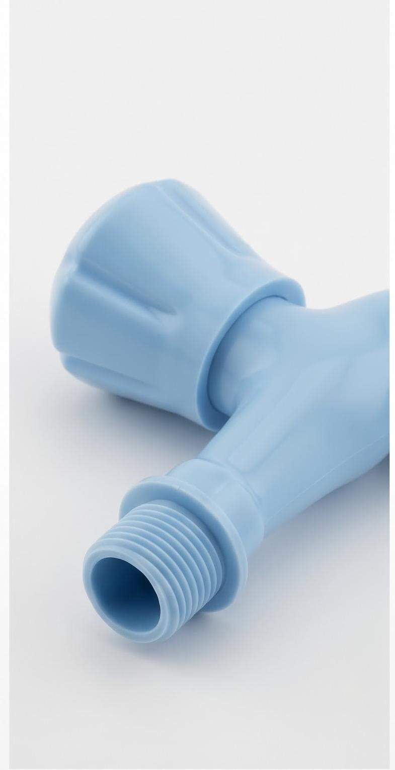 Plastic Bib Cock with Brass Spindle Product Description: Premium-quality plastic bib cock fe, photo 2