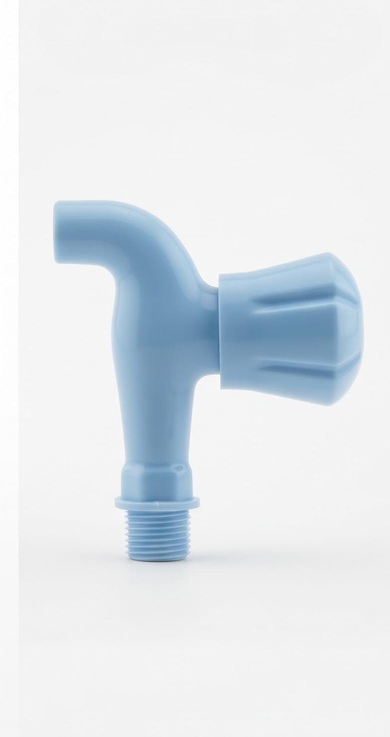 Plastic Bib Cock with Brass Spindle Product Description: Premium-quality plastic bib cock fe, photo 3