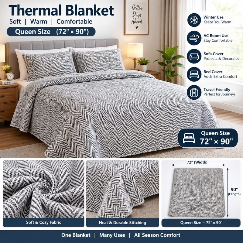 Herringbone Thermal Blanket