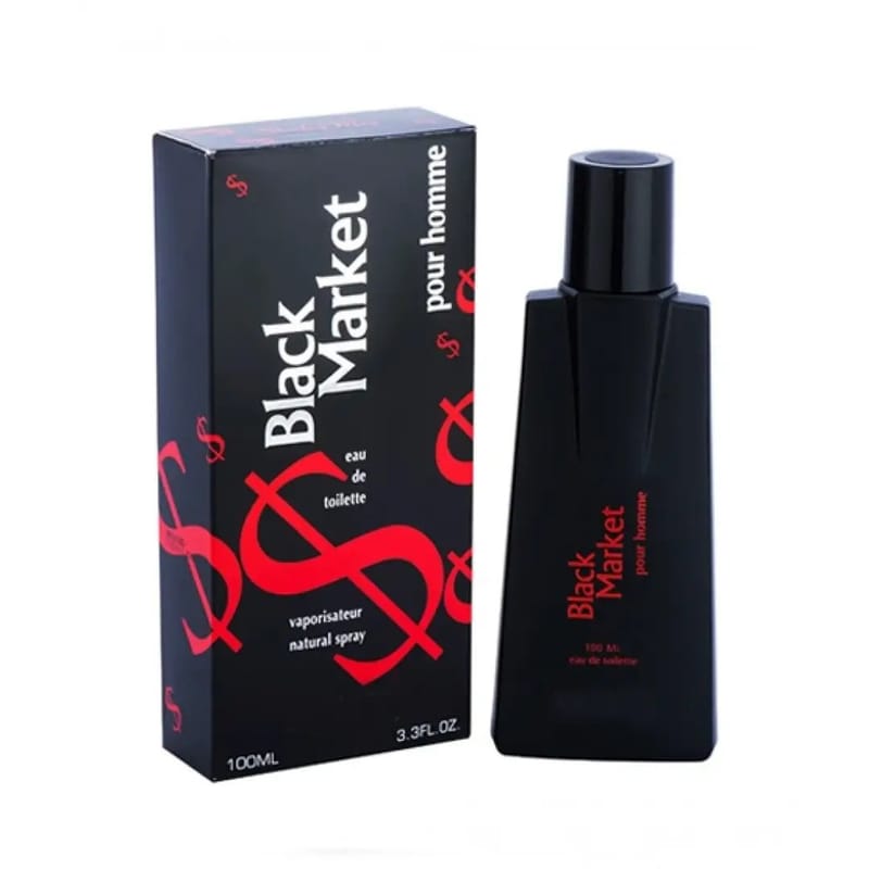 Men's Long Lasting Black Perfume 100ml - Premium Bold Fragrance for Daily Wear