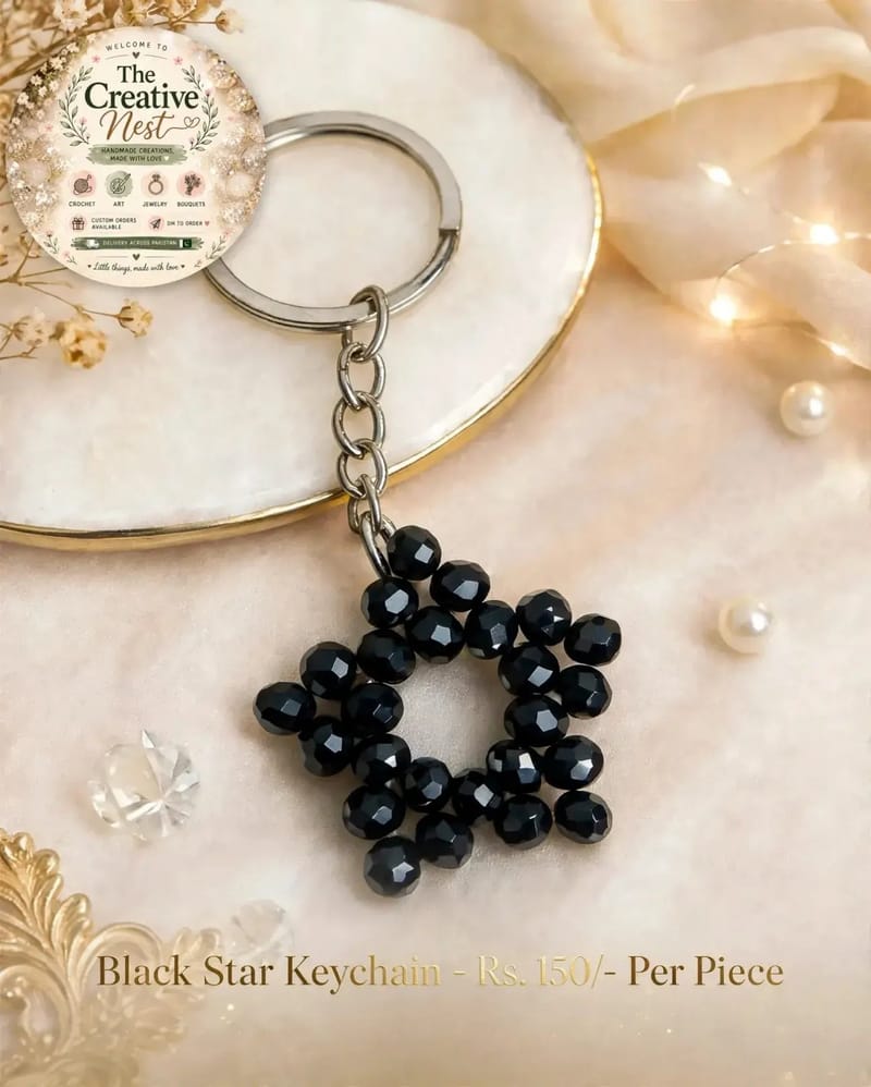 Black Star Keychain