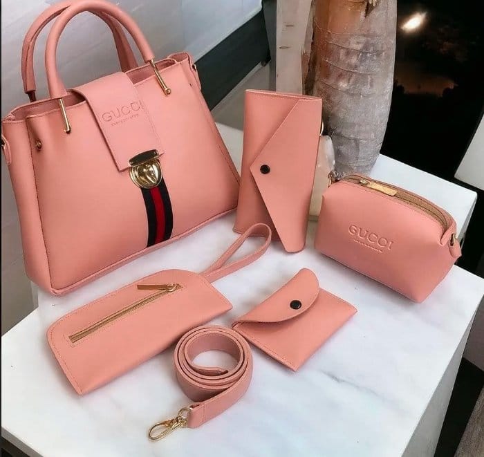 Burgundy Handbag Set, photo 2