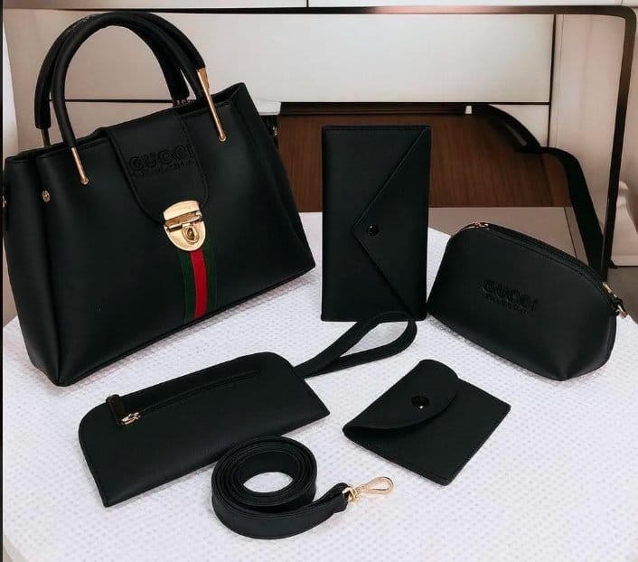 Burgundy Handbag Set, photo 3