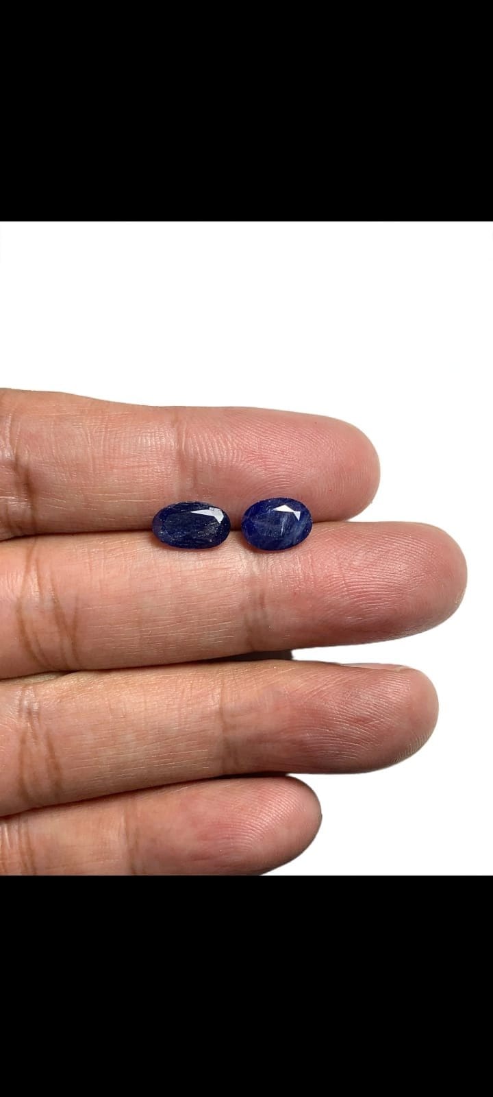 Oval Blue Sapphires