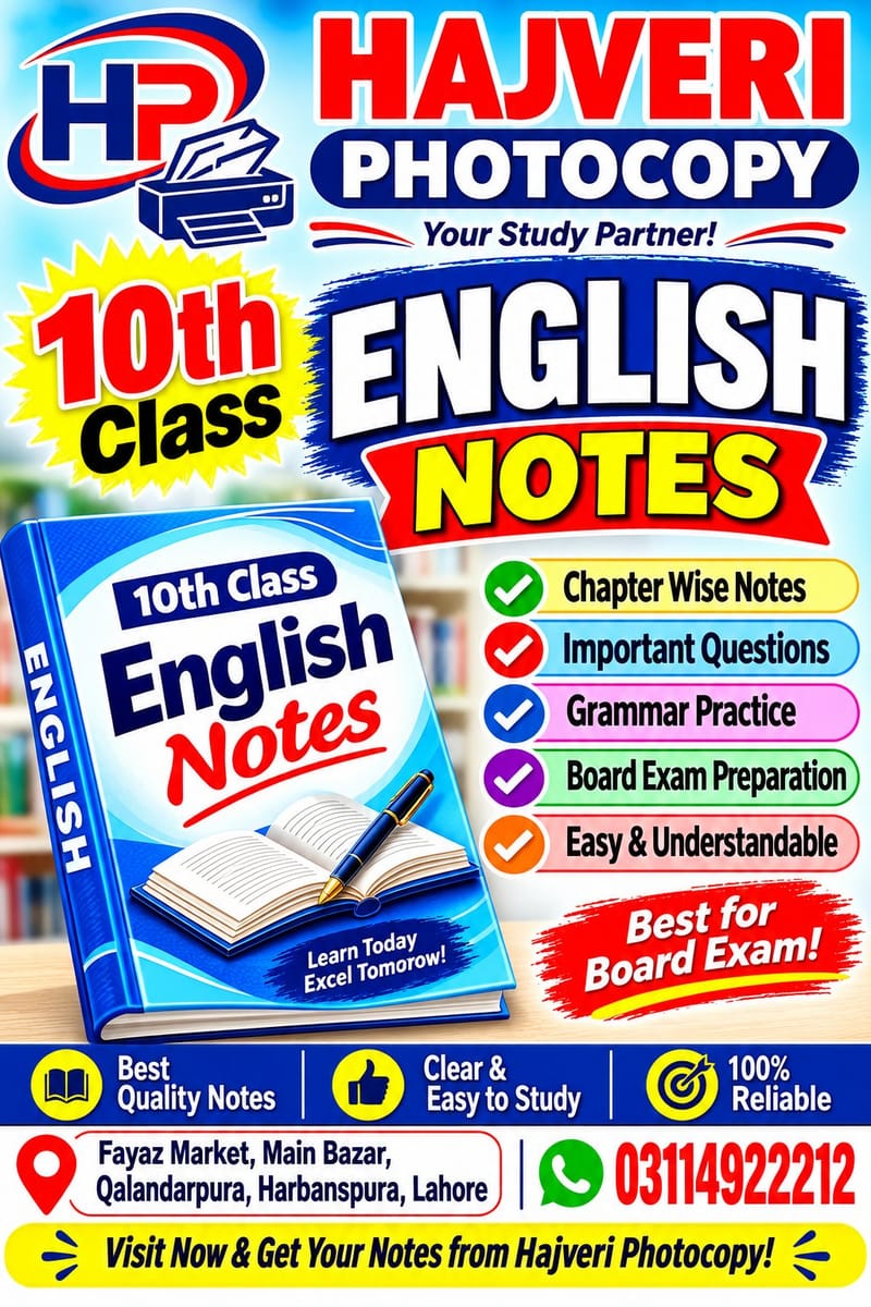 English notes