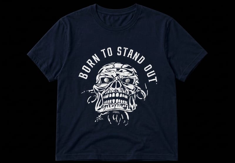 Skull Graphic T-Shirt premium quality cotton fabric