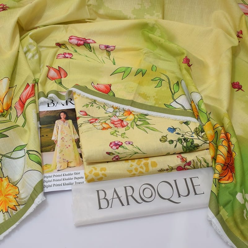 Floral Khaddar Suit, photo 2