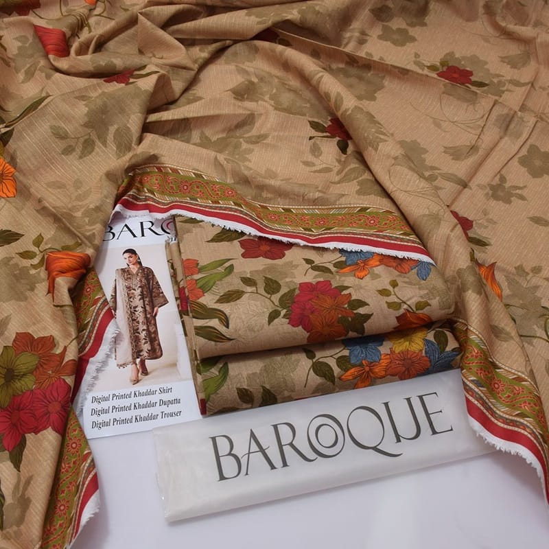 Floral Khaddar Suit, photo 2