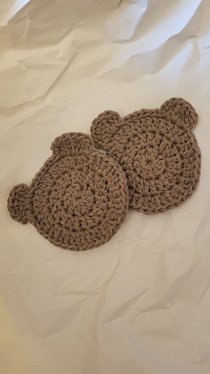Crochet animal themed Coasters, photo 2