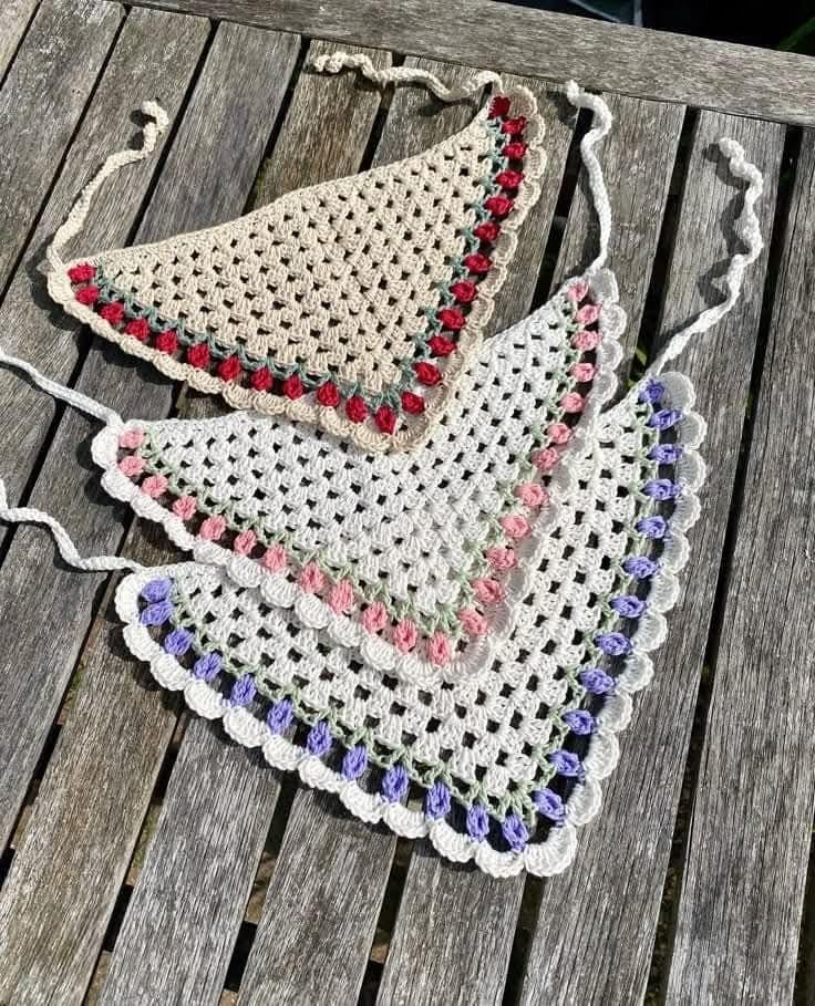 Crochet bandana