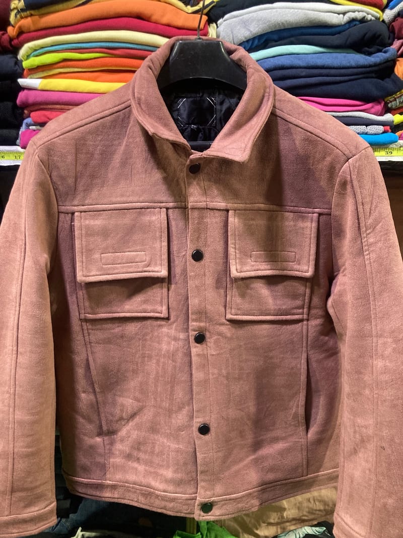 Suede Utility Jacket