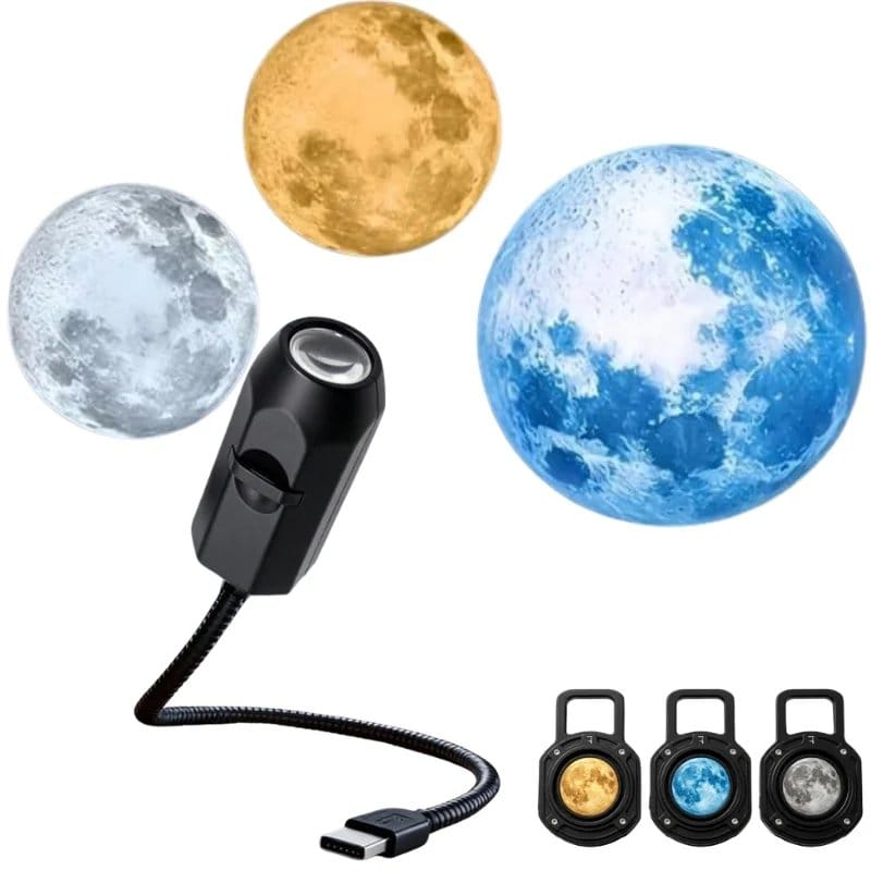 USB Moon & Earth Projection Atmosphere Light, photo 2