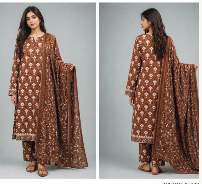 Bechtree khaddar 3 piece, photo 3