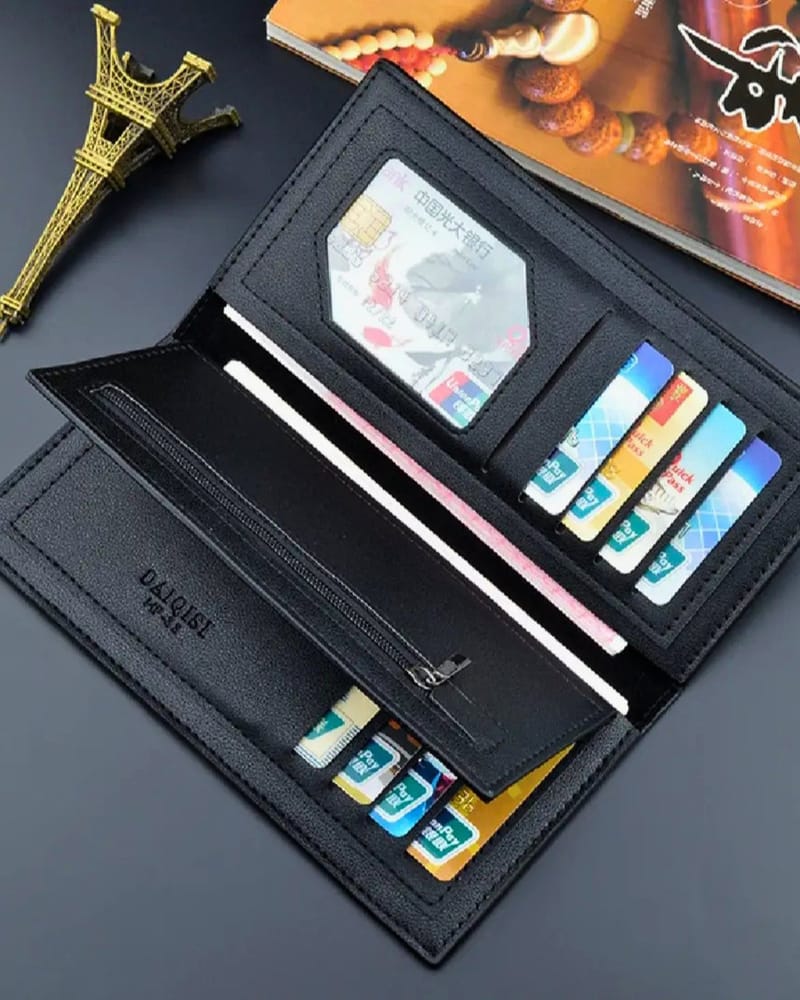 Embossed Leather Trifold Wallet, photo 3