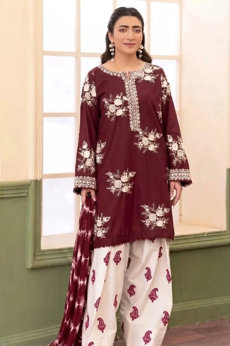 3 pcs woman's unstitched, photo 3