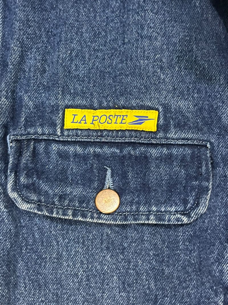 VINTAGE LA POSTE x ARMOUR-LUX Denim BOXY JACKET