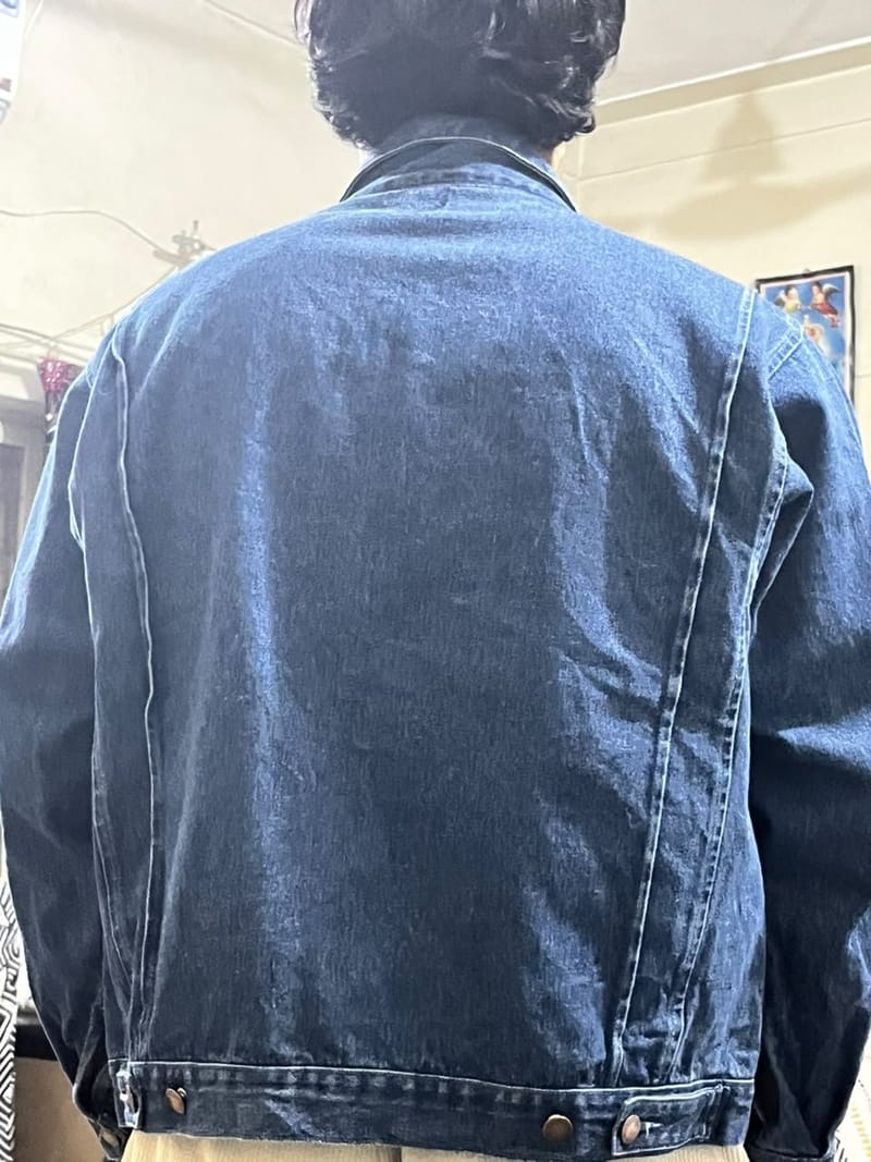 VINTAGE LA POSTE x ARMOUR-LUX Denim BOXY JACKET, photo 3