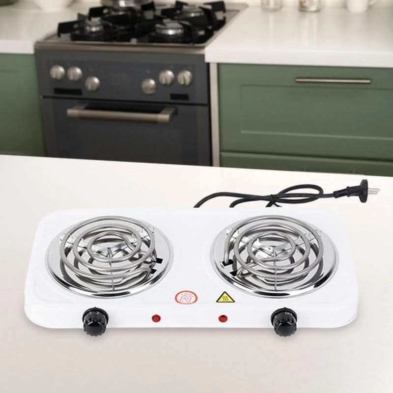 Double Electric Stove | Dual Hot Plate Cooker | Twin Coil Electric Cooking Stove, photo 2
