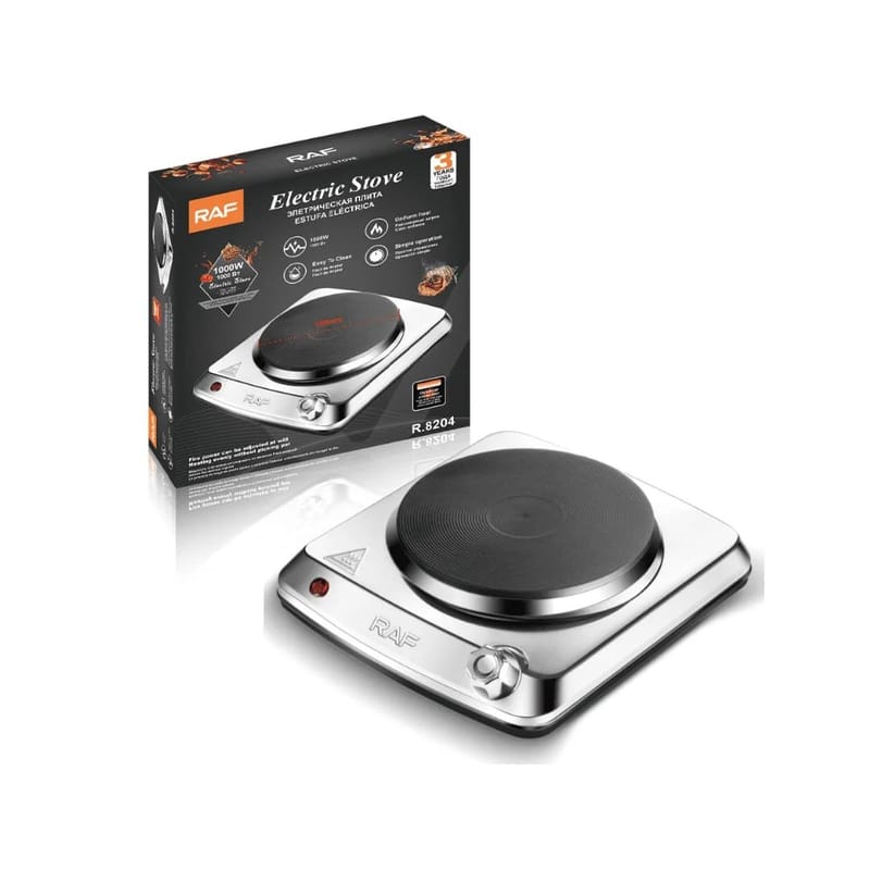 Electric Stove with Independent Controls, Overheat Protection, and Easy-to-Clean Design - Single, photo 2