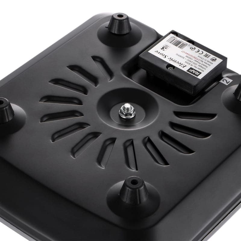Electric Stove with Independent Controls, Overheat Protection, and Easy-to-Clean Design - Single, photo 3