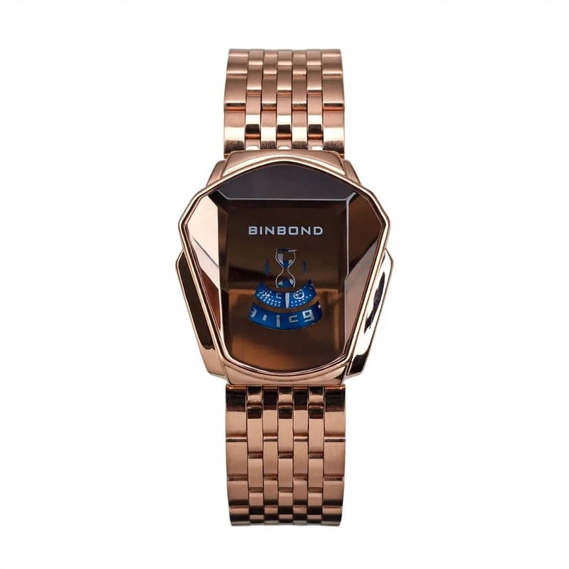 Women Square Steel Chain Watch 18mm | Chic Multicolor Chain Strap Watch Pakistan, photo 2
