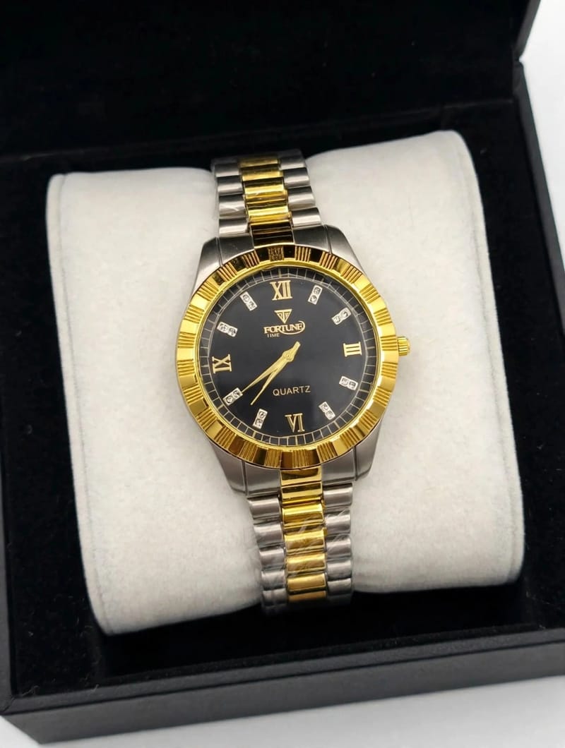 Men's Imported Quality Watch Multicolor | Round Dial Brass Chain Watch Pakistan - 22mm, photo 3