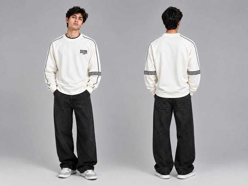 Dior Signature Oversized Sweatshirt – Premium Streetwear, photo 3
